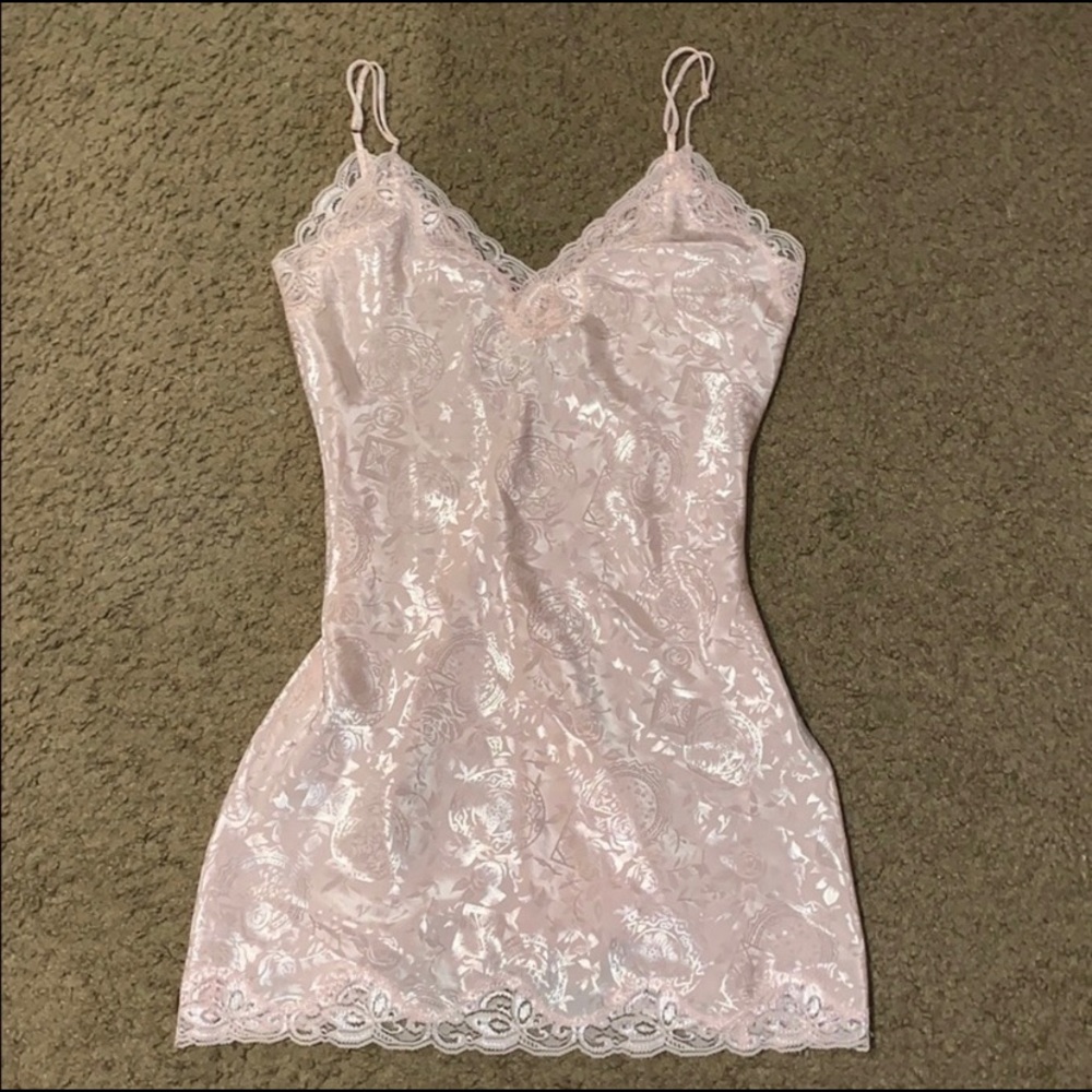 Victoria’s Secret Sexy nightgown pink silky smooth